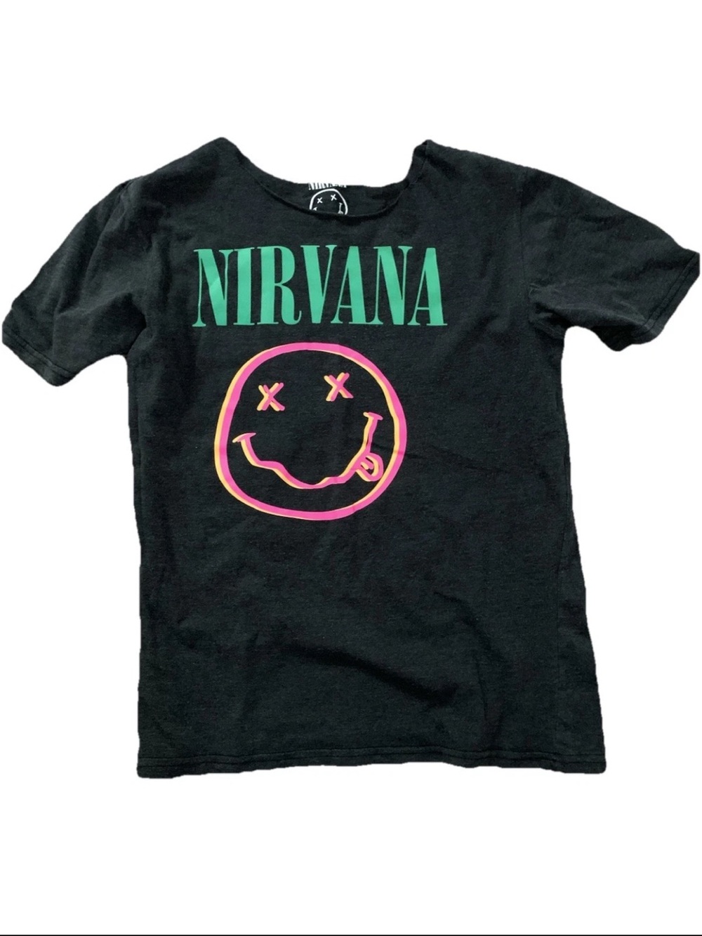 Nirvana 90’s Retro Graphic Band Tee Girl Cut 14/16